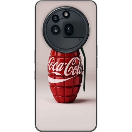 Kompatibelt Mobildeksel til Nothing Nothing Phone (3a) Pro Kunstnerisk illustrasjon av Coca Cola granateple i rødt og grønt, pop art inspirert motiv
