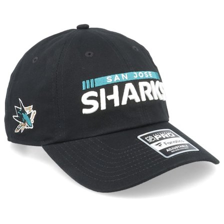 Fanatics - NHL Preto unconstructed Boné - San Jose Sharks Authentic Pro Game&Train Black Dad Cap @ Hatstore
