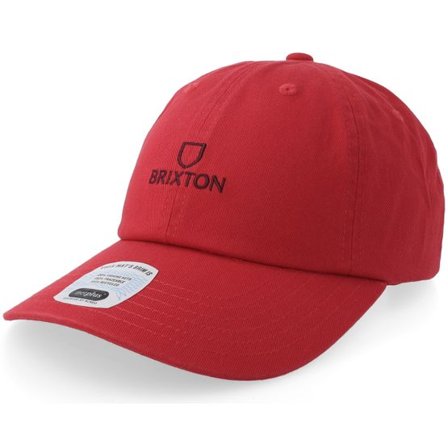 Brixton - Röd unconstructed Keps - Alpha Red Dad Cap @ Hatstore