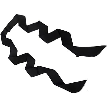 Dammode mjuk svart tunn sektion tight scarf slips halsband halsband krage band