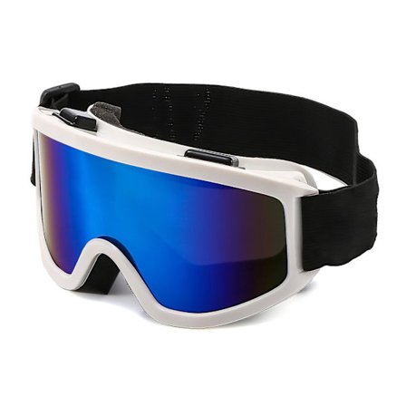 Store Ski Goggles med farverig linse, anti-kollision, anti-genskin linse, udendørs sportssne, snowboard til snowboarding og skiløb