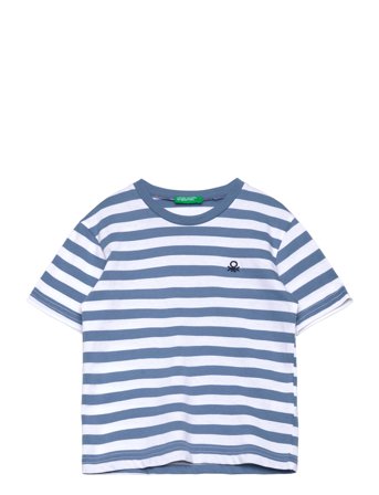 T-Shirt Tops T-shirts Short-sleeved Blue United Colors Of Benetton