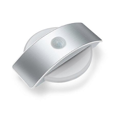 LED Nattlys Intelligent Menneskekropp Lyskontroll Induksjonsnattlys USB-Lading Vegglampe Gang Korridor Rundt Nattlys Lading Hvit