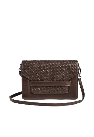 Markberg Arabella Crossbody Bag Weave Väskor & plånböcker Dam Brun ONESIZE