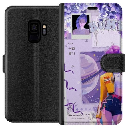 Kompatibelt Plånboksfodral till Samsung Samsung Galaxy S9 Kpop Demon Hunters Rumi Lila Planet Kosmisk Idol Stil Fantasy