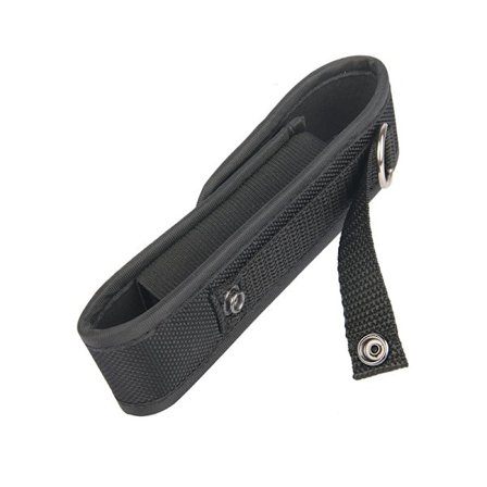 Universal Nylon Bælte Lommelygte Holder Holster Taske Pung Mini Fl