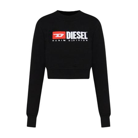 Diesel Cropped sweatshirt , Zwart , Dames , Maat: S