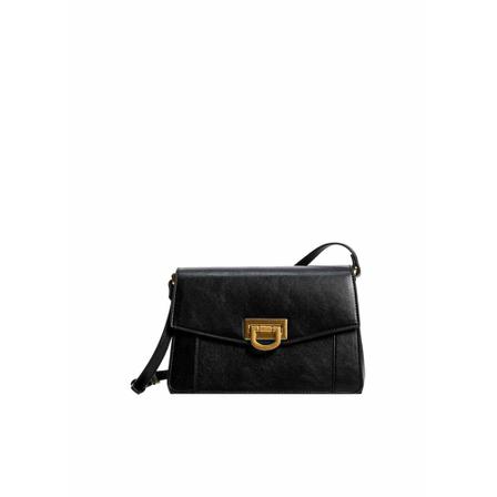 Mango Long strap Taske Sort, Dame Skuldertasker, Størrelse: ONE Size