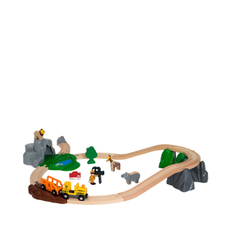 Brio Safari äventyrsset Träleksaker ONESIZE