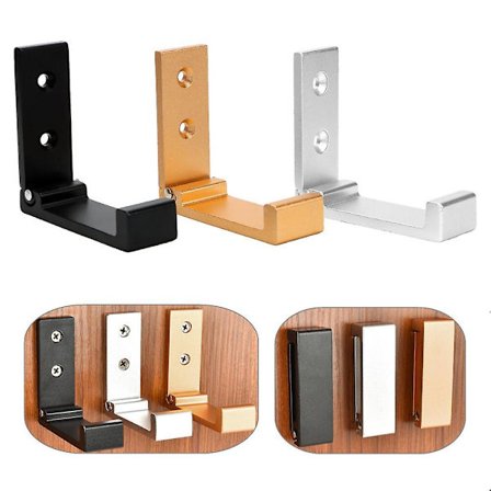 Hängare Handdukskrokar Kläder Handduk Klädhängare Vägg Dörr Klädhängare Aluminiumlegering Fällbara Krokar Guld