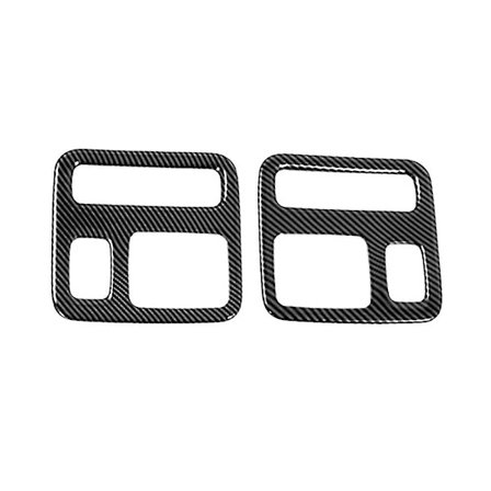 Car Interior Accessories Carbon Fiber Abs Car Roof Reading Light Cover Trim For Leading Ideal One 2