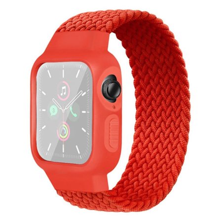 Apple Watch Series 6 / 5 40 mm enkel nylon-urrem - Rød / Rød