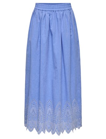 Onltulum Emb Maxi Skirt Wvn Blue ONLY
