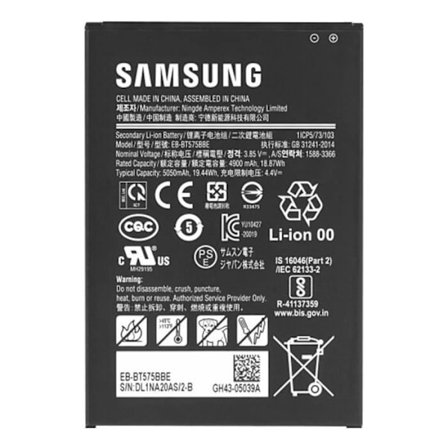 Sisäinen akku Samsung Tab Active 3 5050mAh alkuperäinen EB-BT575BBE