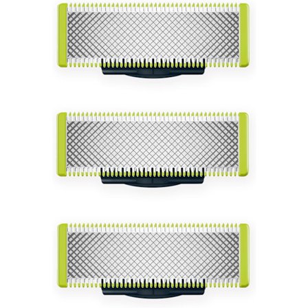 For QP2520 Elektrisk barbermaskin og trimmer, holdbart rustfritt stål, trim, kant og barber, 3-pakning, modell QP2523 QP2630 6510