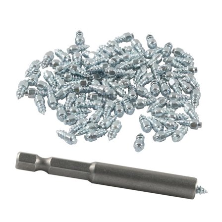 100 stk. Sneskruer Dæk Studs Anti Skid Faldende Pigge Hjul Dæk 9mm/12mm