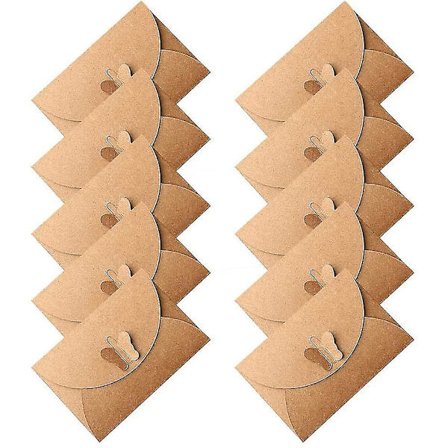 Mini Kort Konvolutter, 50 Pakker Thanksgiving Gavekort Konvolutter Med Sommerfugl