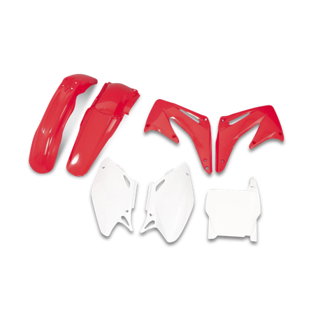 Kit Plastiche Rtech Rosso-Bianco - Honda CRF 250RX 2019-2019