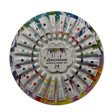 Maalaussarja Akryyli 12 väriä