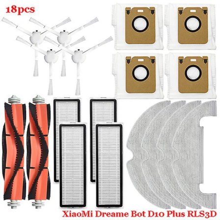 Reservedele til Xiaomi Dreame Bot D10 Plus Rls3d robotstøvsuger