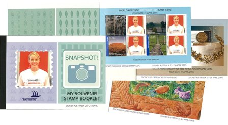 Australien 2005 - MICHEL MH209 - souvenirfrimærkehæfter