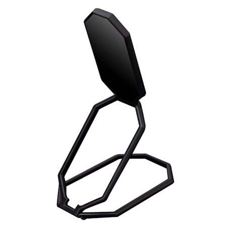 Universellt roterbart fingerringställ för telefon och surfplatta - Helt Svart