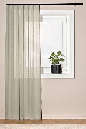 Hasta - Gardin Malva - Grön - Veckbandslängder - 250 - Från Homeroom