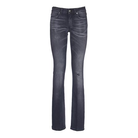 Dondup Flared Jeans , Zwart , Dames , Maat: W26