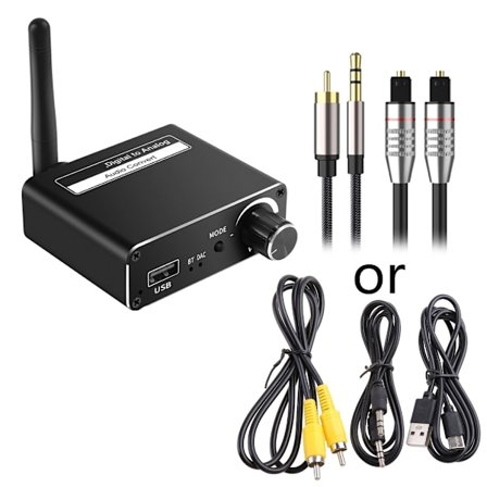 HIFI Digitaalinen-Analoginen Äänen Lähetin-Vastaanotin Muunnin 3,5 mm:n Liittimellä DC 5V:lle