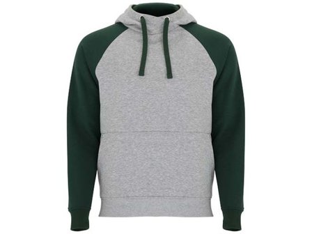 Hoodie Badet Unisex grå/grön 3XL - Lyreco - Yrkeskläder - Tröjor och Sweatshirts - Hoodies