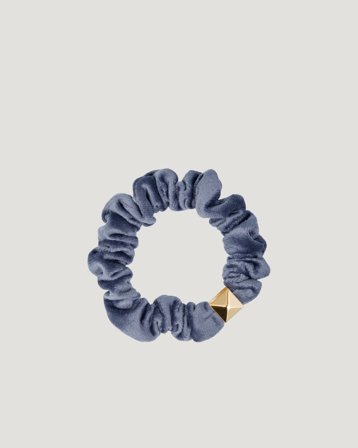 Dark Department Velvet Mini Scrunchie Blau Accessoires Mädchen - Kids Brand Store