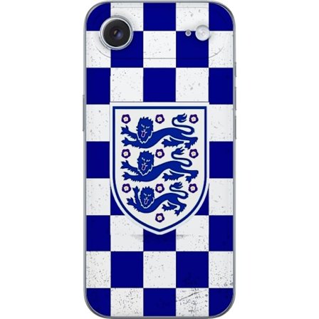 Yhteensopiva Puhelinkuori Apple Apple iPhone 17 Air Graafinen shakkiruudukkokuviointi sinisellä ja valkoisella, klassisella heraldisella vaakunalla,