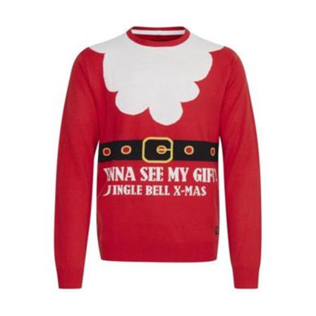 Blend, Christmas Pullover Rood, Heren, Maat:XL