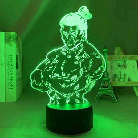 Jujutsu Kaisen Gojo 3D Illusion Nattlampa Smart Touch