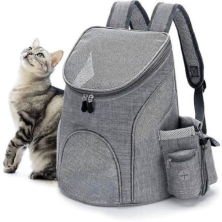 Bærbar Mesh Hundetaske Åndbar Rygsæk Stor