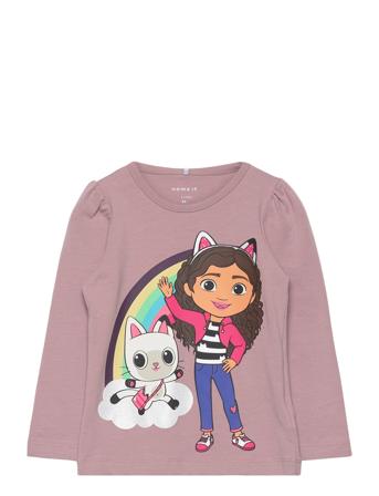 Nmforba Gabby Ls To Sky Tops T-shirts Long-sleeved T-shirts Pink Name It