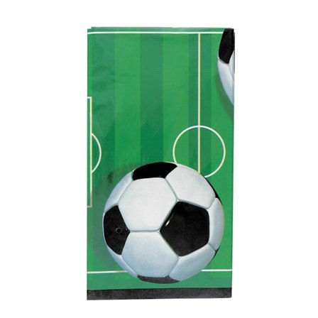 Unique Party Plast 3D Fotboll Duken En Storlek Flerfärgad