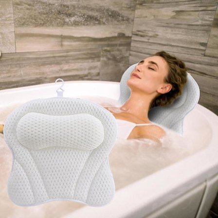 Badeputer Anti-Skli Sugekopper 4D Mesh Myk Spa Badekar Valentinsdag