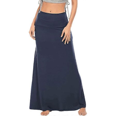 Lange Skørter til Kvinder Efterår Vinter Maxi Skørt Høj Talje