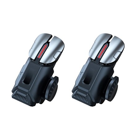 2 Type B Utløsere 1 Par Mobil Spillkontroller 6 Finger Universal Gamepad Joystick Utløserknapp Kompatibel med iOS og Android