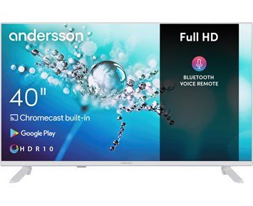 Andersson 40tum FHD LED-TV med Android TV och inbyggd Chromecast - LED4045FHDA WHITE