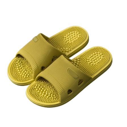 Unisex fotmassasjetøfler Akupressur massasjetøfler Shiatsu Arch Smertelindring Sklisikker massasjesko for menn kvinner Fruit Green 38-39