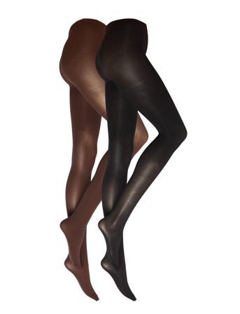 Tights 50Den 2 P Super Stretch Lingerie Pantyhose & Leggings Brun Lindex*Betinget Tilbud