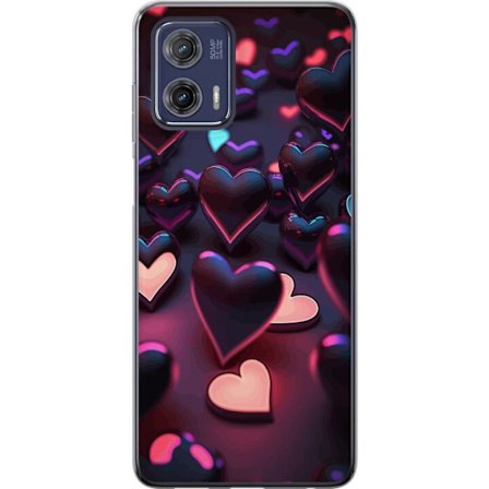 Yhteensopiva Puhelinkuori Motorola Motorola Moto G73 KeskiyönSydämet