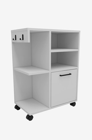 Hanah Home - Skab til flere formål Rebusa - Hvid - Aflastningsborde & sideborde - Fra Homeroom