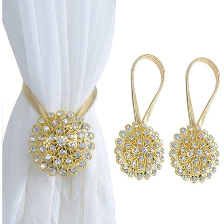 2 kpl verhoklipsit, magneettiset verhoklipsit, magneettinen köysi