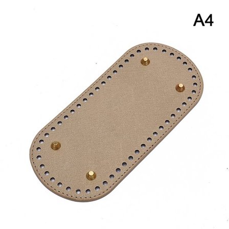 22*10 cm lang bunn for strikket veske Skinnveskebunn Håndlaget B