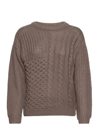 Vikana L/S Knit Bf Beige Vila