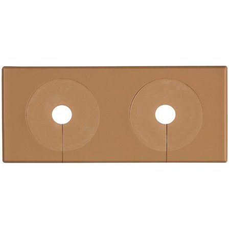 Faluplast 51439 Vulkbricka delbar, 12-16 mm Dubbel, brun, Installation