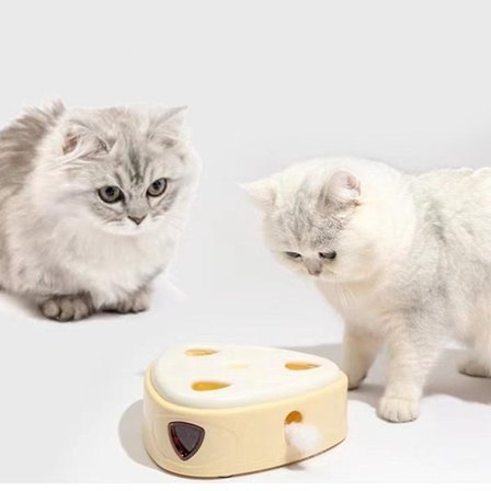 Interaktiv elektrisk katteleke, automatisk på/av, trekantet automatisk sensorleke, kattelekemaskin